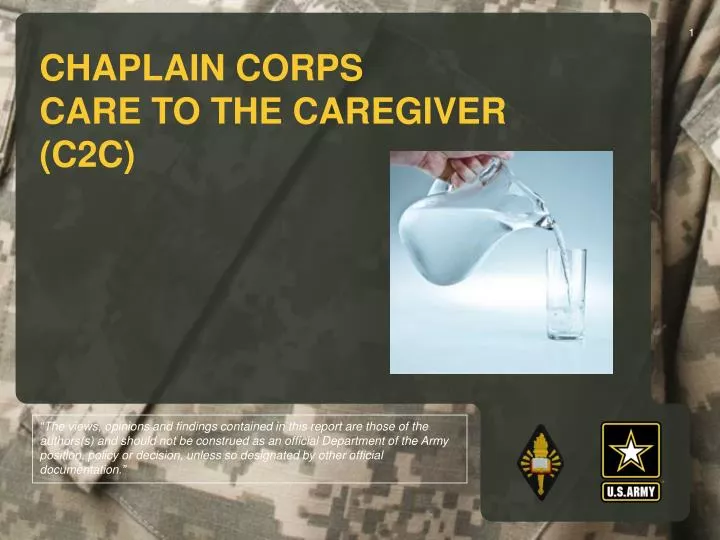 chaplain corps care to the caregiver c2c