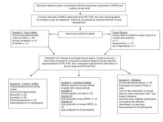 Common elements of DRFD determined to be PN, PVD, foot ulcer and amputation.