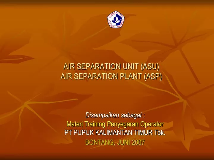 air separation unit asu air separation plant asp