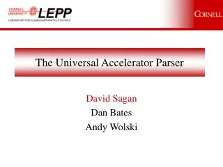 The Universal Accelerator Parser