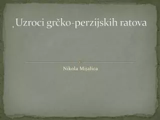 uzroci gr ko perzijskih ratova