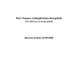 maarten schenk 23 09 2006