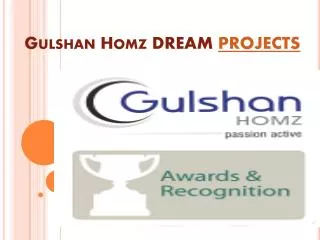 Gulshan Homz Luxury Projects @9650127127
