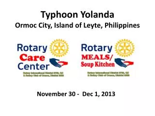 Typhoon Yolanda Ormoc City, Island of Leyte, Philippines