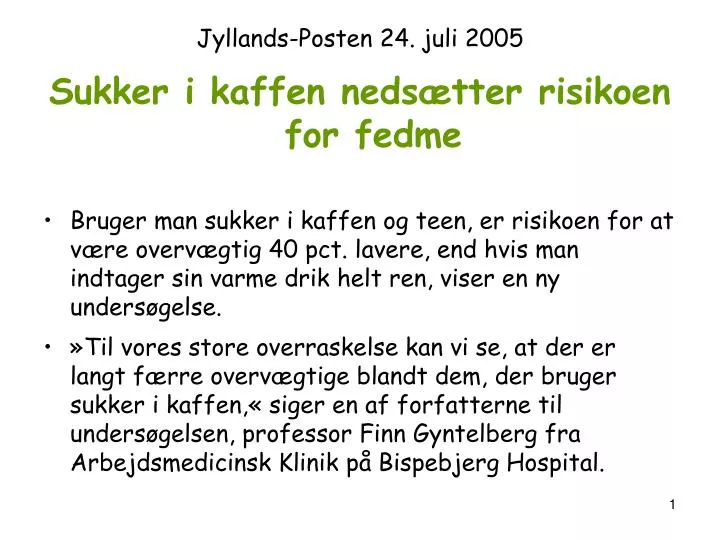 jyllands posten 24 juli 2005