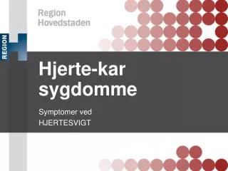 hjerte kar sygdomme