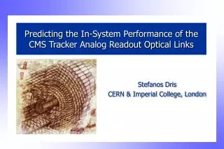 Predicting the In-System Performance of the CMS Tracker Analog Readout Optical Links