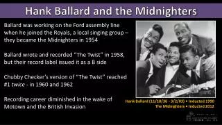 Hank Ballard and the Midnighters