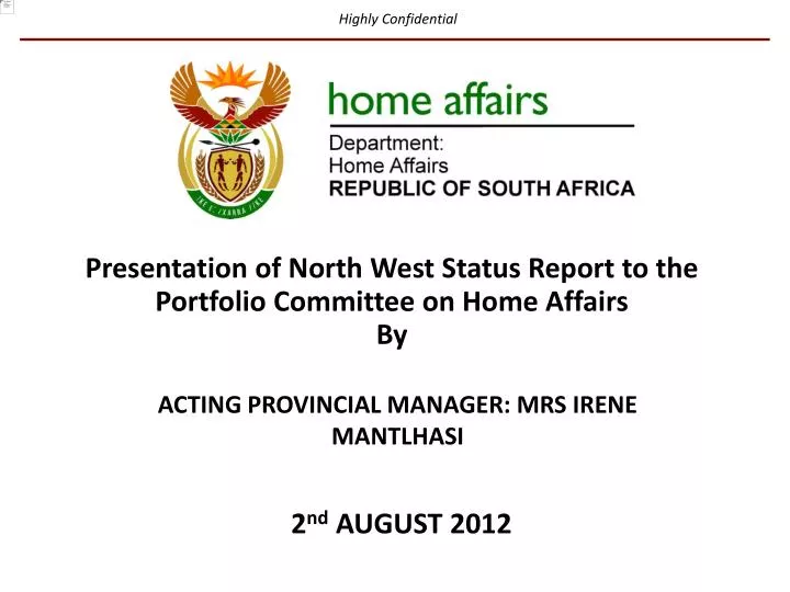 acting provincial manager mrs irene mantlhasi