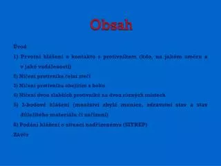 obsah