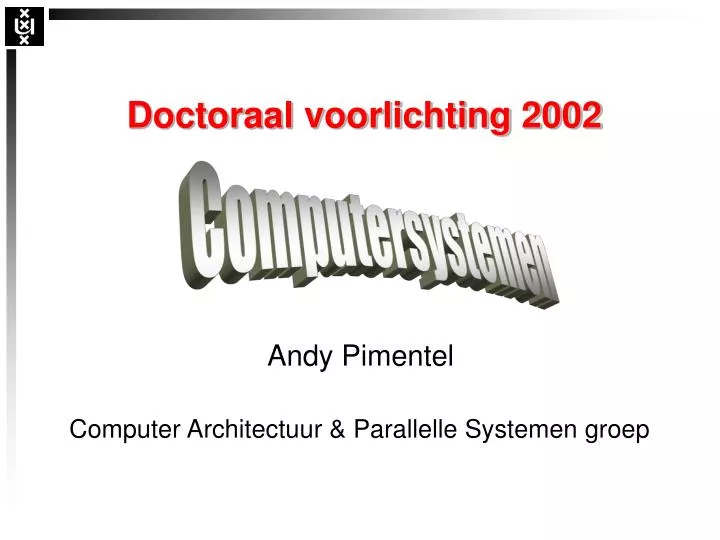 doctoraal voorlichting 2002