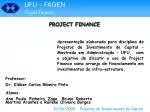 PROJECT FINANCE - slide 1