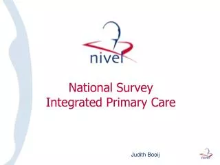 National Survey Integrated Primary Care