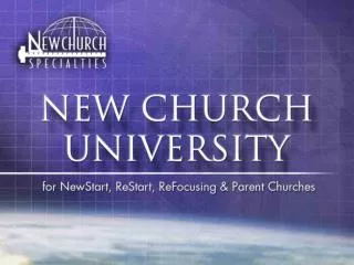 New Church Blueprints Tab #3 Divine Call &amp; Passion