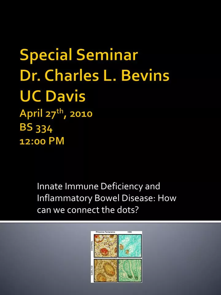 innate immune deficiency and inflammatory bowel disease how can we connect the dots