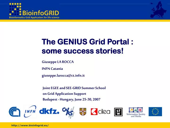the genius grid portal some success stories