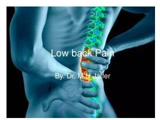 PPT - Low Back Pain PowerPoint Presentation, free download - ID:70705