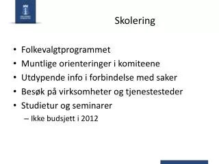 skolering