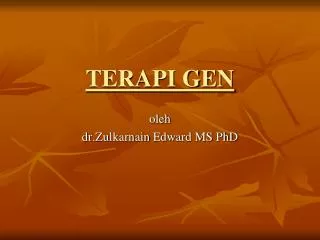 terapi gen