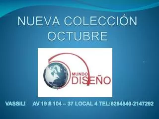 nueva colecci n octubre