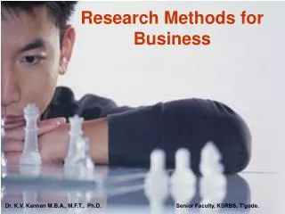 Research Methods for Business