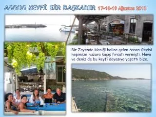 assos keyf b r ba kadir 17 18 19 a ustos 2013