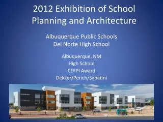 Albuquerque Public Schools Del Norte High School