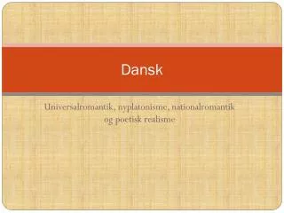 dansk
