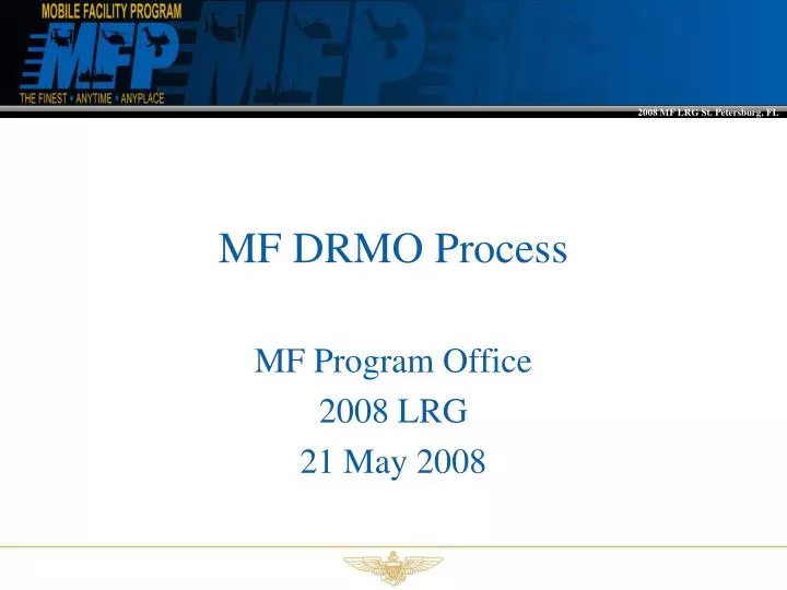 mf drmo process