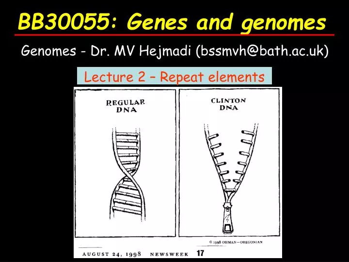 bb30055 genes and genomes