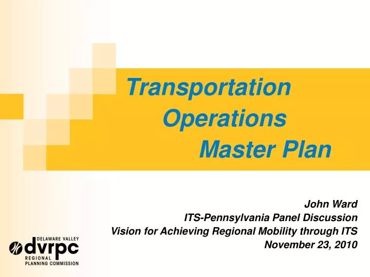 transportation operations master plan