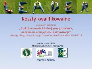 koszty kwalifikowalne