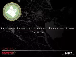 r egional Land Use s cenario Planning Study