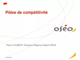p les de comp titivit