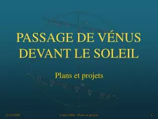 passage de v nus devant le soleil
