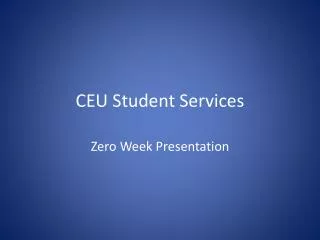 ceu student services