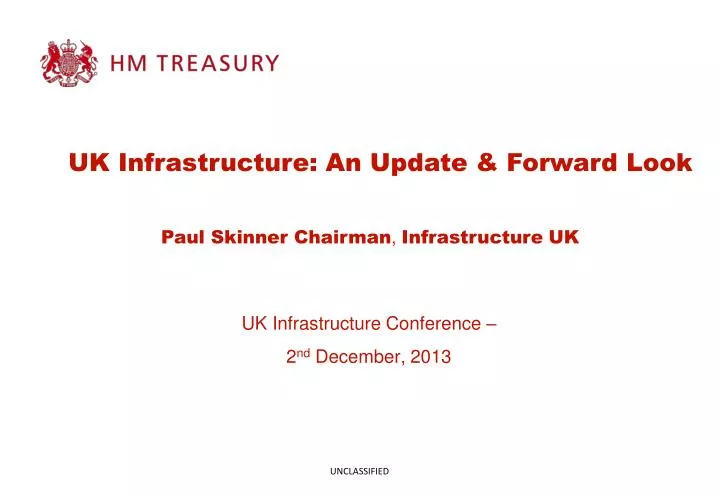 uk infrastructure conference 2 nd december 2013