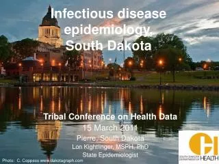 Infectious disease epidemiology, South Dakota
