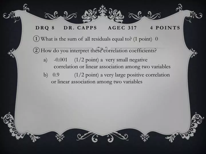 drq 8 dr capps agec 317 4 points