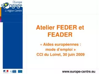 atelier feder et feader