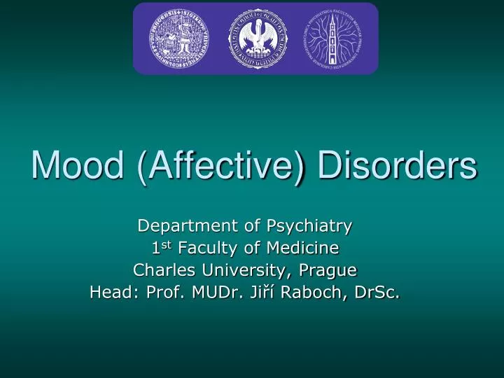 mood affective disorders