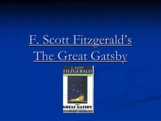 f scott fitzgerald s the great gatsby