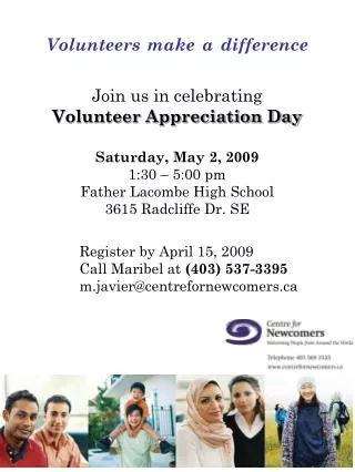 Join us in celebrating Volunteer Appreciation Day