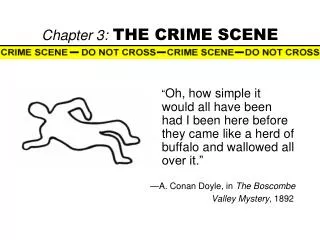 chapter 3 the crime scene