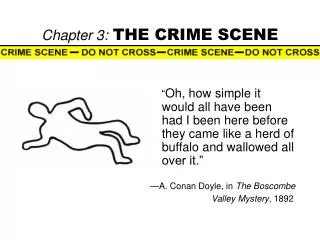 chapter 3 the crime scene