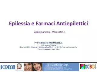 epilessia e farmaci antiepilettici