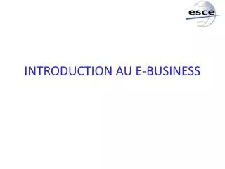 introduction au e business