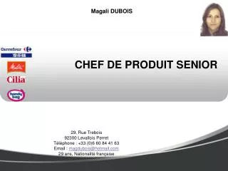 chef de produit senior