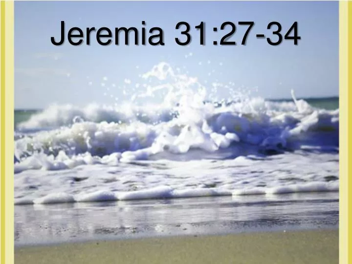 jeremia 31 27 34
