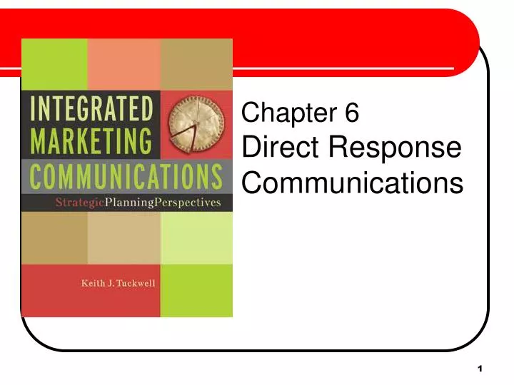 chapter 6 direct response communications